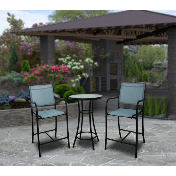 Red Barrel Studio® Quasqueton Round 2 Person 23.62'' Long Bistro Set